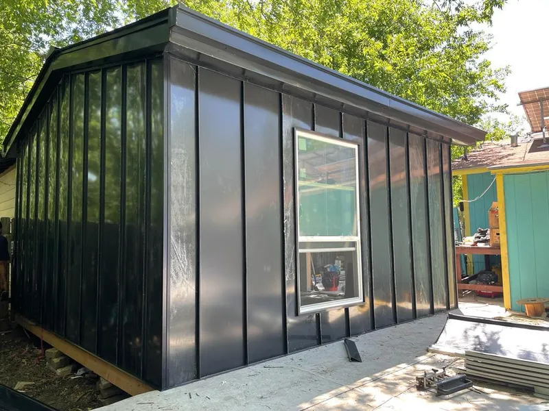 Black standing seam metal wall panels for Roof Inspection in Edgemoor